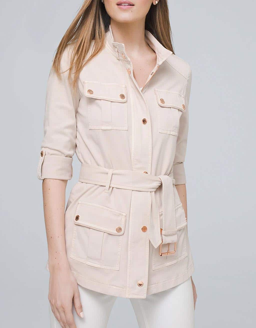 Rust Embellished Satin Stripe Top