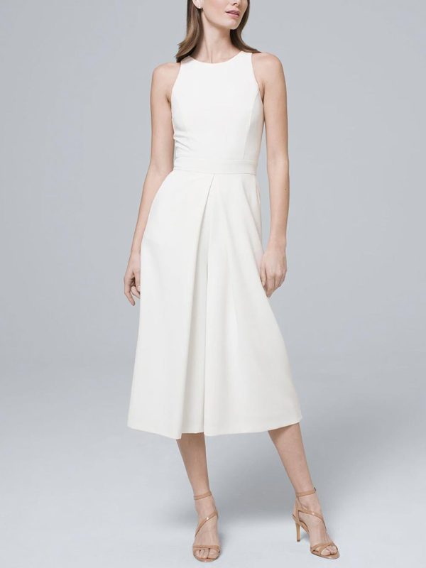 White Embellished Satin Through Blouse